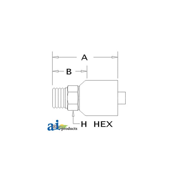(HW-MF) Male "Seal-lok" - Rigid - Straight 2" x1" x1"
